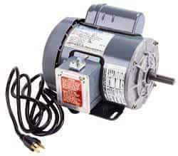 Marathon Electric - 1 Max hp, 1,725 Max RPM, Electric AC DC Motor - 115/208-230 V Input, Single Phase, 56 Frame, 0.62" Shaft Diam - Exact Industrial Supply