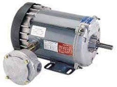 Marathon Electric - 1/3 Max hp, 1,725 Max RPM, Electric AC DC Motor - 115/208-230 V Input, Single Phase, 56 Frame, 0.62" Shaft Diam - Exact Industrial Supply