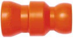 Loc-Line - 10 Piece, 1/2" ID Coolant Hose In-Line Valve - Female to Ball Connection, Acetal Copolymer Body, Unthreaded, Use with Loc-Line Modular Hose Systems - Exact Industrial Supply