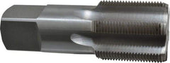 Interstate - 1-7/8 - 12 UNS 6 Flute Bright Finish High Speed Steel Straight Flute Standard Hand Tap - Bottoming, Right Hand Thread, 5" OAL, 2" Thread Length, H6 Limit, Oversize - Exact Industrial Supply