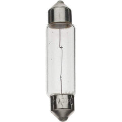 Import - 12 Volt, Incandescent Miniature & Specialty T3-1/4 Lamp - Festoon Cap Base - Exact Industrial Supply