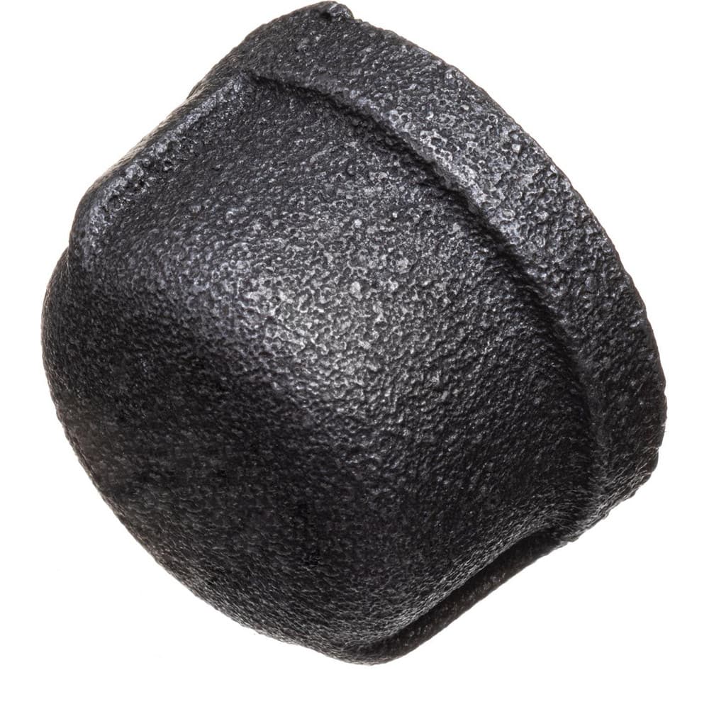 Black Pipe Fittings; Fitting Type: Round Cap; Fitting Size: 6″; Material: Malleable Iron; Finish: Black; Thread Standard: NPT; Connection Type: Threaded; Lead Free: No