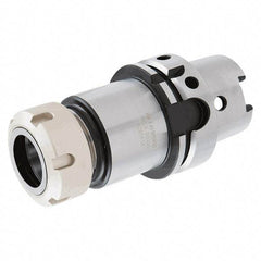 Iscar - 2mm to 20mm Capacity, 100mm Projection, HSK40A Hollow Taper, ER32 Collet Chuck - Through-Spindle - Exact Industrial Supply