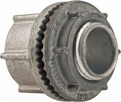 Cooper Crouse-Hinds - 3/8" Trade, Zinc Threaded Rigid/Intermediate (IMC) Conduit Hub - Noninsulated - Exact Industrial Supply