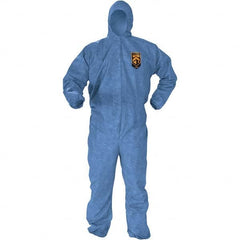 KleenGuard - Size 4XL Film Laminate SMS Chemical Resistant Coveralls - Exact Industrial Supply