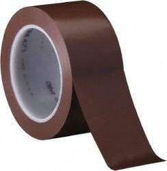 3M - 1/4" x 36 Yds, Blue Vinyl Masking Tape - Series 471+, 5.3 mil Thick, 13.9 Lb/Inch Tensile Strength - Exact Industrial Supply