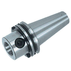 Iscar - DIN69871-40 Outside Taper, CF4 Inside Modular Connection, DIN69871 to Click-Fit Taper Adapter - 44.1mm Projection, 44.5mm Nose Diam, Through Coolant - Exact Industrial Supply