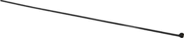 Thomas & Betts - 14.2" Long Black Nylon Standard Cable Tie - 50 Lb Tensile Strength, 1.4mm Thick, 2" Max Bundle Diam - Exact Industrial Supply