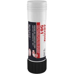 Loctite - 19 g Stick White Thread Sealant - 300°F Max Working Temp, For Metal Tapered Pipe Thread Fittings - Exact Industrial Supply