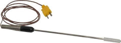 Fluke - Electrical Test Equipment Probe - Use with K-Type Thermometers - Exact Industrial Supply