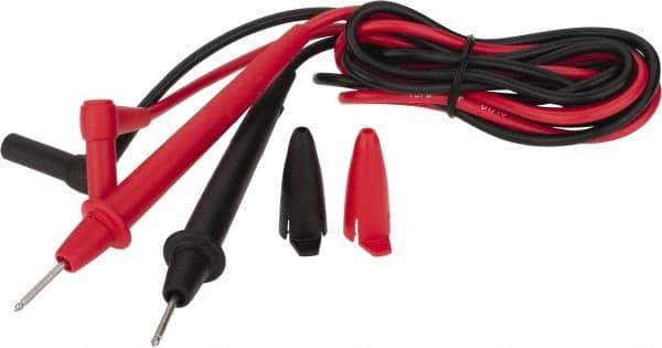 Fluke - Black/Red Electrical Test Equipment Leads - Use with General Purpose - Exact Industrial Supply