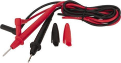 Fluke - Black/Red Electrical Test Equipment Leads - Use with General Purpose - Exact Industrial Supply