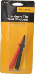 Fluke - Black/Red Electrical Test Equipment Probe - Use with TL22, TL24 Test Leads - Exact Industrial Supply