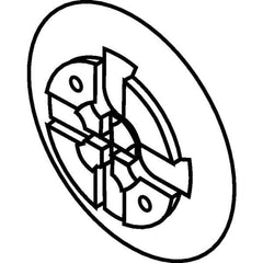 Kennametal - Coolant Shower Plate for Indexable Face/Shell Mill Tools - KSSR Toolholder Style - Exact Industrial Supply