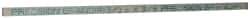 Precision Brand - 12" Long x 3/8" High x 3/16" Wide, Zinc-Plated Key Stock - Low Carbon Steel - Exact Industrial Supply