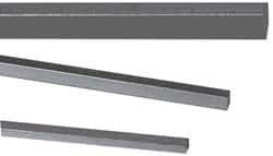 Precision Brand - 12" Long, Plain Key Stock Assortment - Low Carbon Steel - Exact Industrial Supply