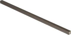 Precision Brand - 12" Long x 3/8" High x 3/8" Wide, Plain Key Stock - Low Carbon Steel - Exact Industrial Supply