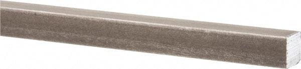 Precision Brand - 12" Long x 1/2" High x 1/2" Wide, Plain Key Stock - Low Carbon Steel - Exact Industrial Supply