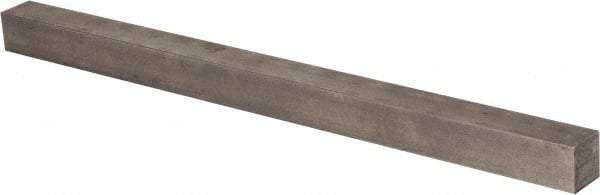 Precision Brand - 12" Long x 3/4" High x 3/4" Wide, Plain Key Stock - Low Carbon Steel - Exact Industrial Supply