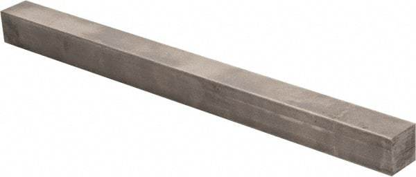 Precision Brand - 12" Long x 7/8" High x 7/8" Wide, Plain Key Stock - Low Carbon Steel - Exact Industrial Supply