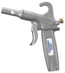 Guardair - 120 Max psi Safety Shield Safety Air Gun - 1/4 NPT, 2" Tube Length, Aluminum - Exact Industrial Supply