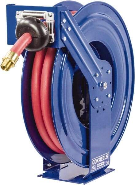 CoxReels - 75' Spring Retractable Hose Reel - 300 psi, Hose Included - Exact Industrial Supply