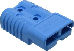 Made in USA - 1/0 AWG, 600 V, 175 A, Battery Connector - Blue - Exact Industrial Supply