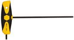 Wiha - 1/8" Hex, T-Handle Cushion Grip, Hex Key - 5-29/32" OAL, Inch System of Measurement - Exact Industrial Supply