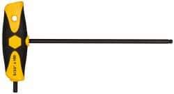 Wiha - 5/32" Hex, T-Handle Cushion Grip, Hex Key - 5-29/32" OAL, Inch System of Measurement - Exact Industrial Supply