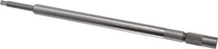 Made in USA - 1/4 Inch Tap, 9 Inch Overall Length, 7/16 Inch Max Diameter, Tap Extension - 0.255 Inch Tap Shank Diameter, 0.255 Inch Extension Shank Diameter, 0.191 Inch Extension Square Size, 1 Inch Tap Depth, Tool Steel - Exact Industrial Supply