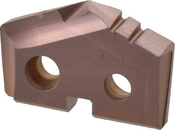 Allied Machine and Engineering - 21mm Diam x 5/32" Thick, Seat Code 1, 132° Included Angle Spade Drill Insert - AM200 Coated, Cobalt, Grade Super Cobalt, Series GEN2 T-A - Exact Industrial Supply