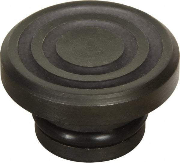 Enerpac - Hydraulic Cylinder Grooved Saddle - 1-3/8" Diam, 10 Ton Capacity - Exact Industrial Supply