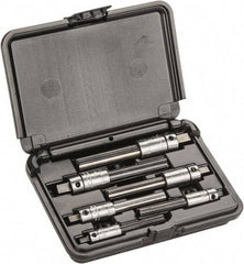 Walton - 5/16 to 5/8" Tap Extractor Set - 4 Flutes, 6 Pieces - Exact Industrial Supply