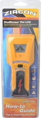 Zircon - 1-1/2" Deep Scan Stud Finder with LCD Screen - 9V Battery, Detects Wood & Metal Studs or Joists up to 1-1/2" Deep - Exact Industrial Supply