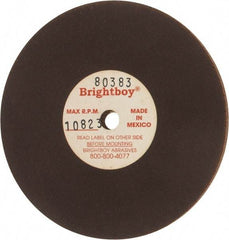 Cratex - 3" Diam x 1/4" Hole x 1/8" Thick, 46 Grit Surface Grinding Wheel - Coarse Grade - Exact Industrial Supply