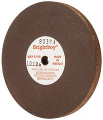 Cratex - 3" Diam x 1/4" Hole x 1/4" Thick, 46 Grit Surface Grinding Wheel - Coarse Grade - Exact Industrial Supply
