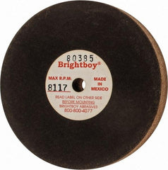 Cratex - 3" Diam x 1/4" Hole x 1/2" Thick, 46 Grit Surface Grinding Wheel - Coarse Grade - Exact Industrial Supply