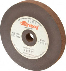 Cratex - 4" Diam x 1/2" Hole x 1/2" Thick, 46 Grit Surface Grinding Wheel - Coarse Grade - Exact Industrial Supply