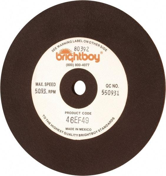 Cratex - 6" Diam x 1/2" Hole x 1/4" Thick, 46 Grit Surface Grinding Wheel - Coarse Grade - Exact Industrial Supply