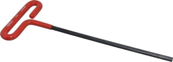 Eklind - 1/4" Hex, T-Handle Cushion Grip Hex Key - 9" OAL - Exact Industrial Supply
