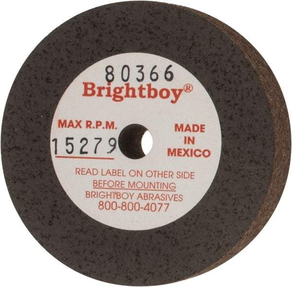 Cratex - 2" Diam x 1/4" Hole x 1/2" Thick, 46 Grit Surface Grinding Wheel - Coarse Grade - Exact Industrial Supply