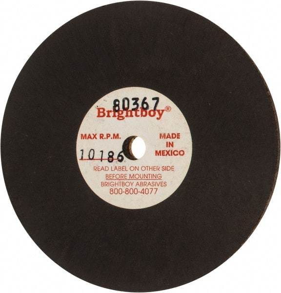 Cratex - 3" Diam x 1/4" Hole x 1/8" Thick, 46 Grit Surface Grinding Wheel - Coarse Grade - Exact Industrial Supply