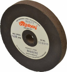Cratex - 4" Diam x 1/2" Hole x 1/2" Thick, 46 Grit Surface Grinding Wheel - Coarse Grade - Exact Industrial Supply