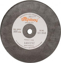 Cratex - 6" Diam x 1/2" Hole x 1/8" Thick, 46 Grit Surface Grinding Wheel - Coarse Grade - Exact Industrial Supply