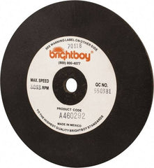 Cratex - 6" Diam x 1/2" Hole x 1/4" Thick, 46 Grit Surface Grinding Wheel - Coarse Grade - Exact Industrial Supply