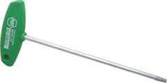 Wiha - T30 Standard Torx Key - Flag-Style, 7-7/8" Length Under Head, 200mm OAL - Exact Industrial Supply