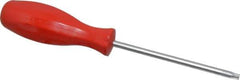 Wiha - T30 Torx Driver - 4-1/2" Blade Length, 8-1/2" OAL, Standard Handle - Exact Industrial Supply