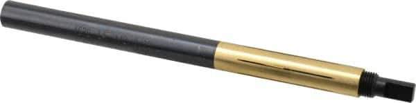 Made in USA - 6-1/2" Length x 1/2" Diam Through Hole Barrel Lap - 1/2" Arbor Diam, 2-1/2" Barrel Length, Eccentric Slot - Exact Industrial Supply