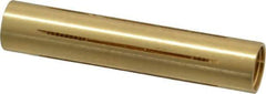 Made in USA - 3/8" Diam Through Hole Barrel Cylinder - 1.87" Barrel Length, Eccentric Slot - Exact Industrial Supply