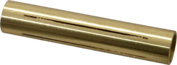Made in USA - 15/32" Diam Through Hole Barrel Cylinder - 2-1/4" Barrel Length, Eccentric Slot - Exact Industrial Supply
